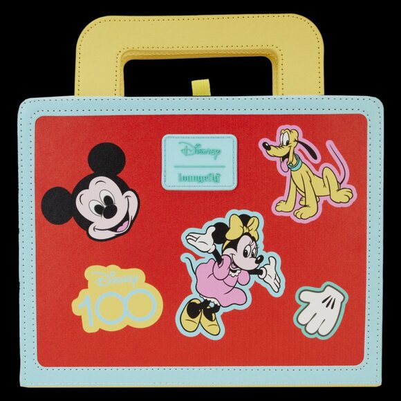 Loungefly Disney 100th Mickey & Friends Classic Lunchbox Stationery Journal-NIP - Picture 6 of 6